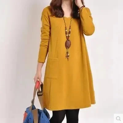 Autumn/Winter Plus Size Women's Dress