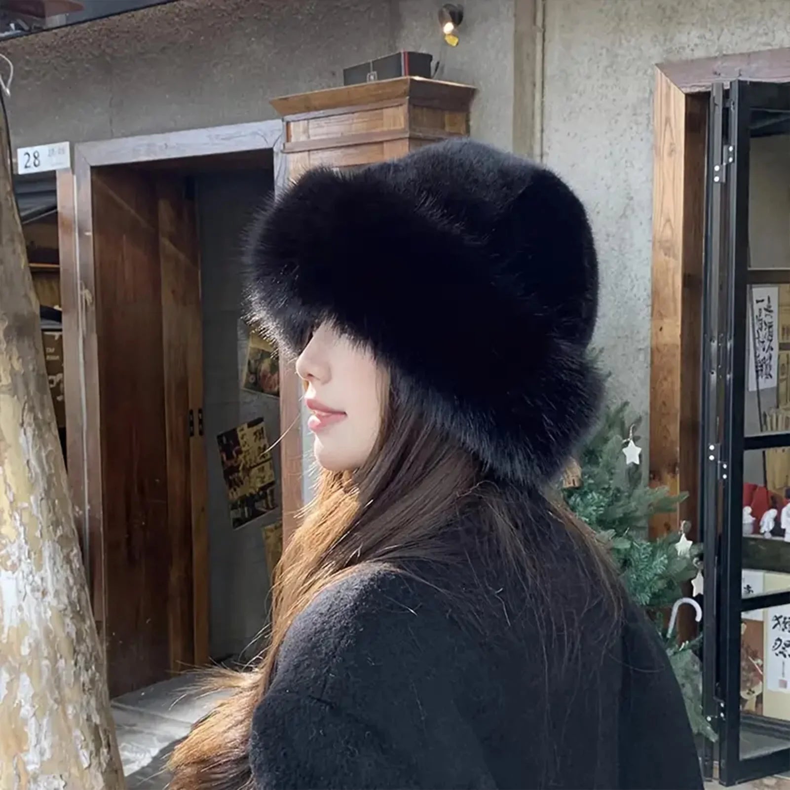Thicken Plush Warm Fur Hat
