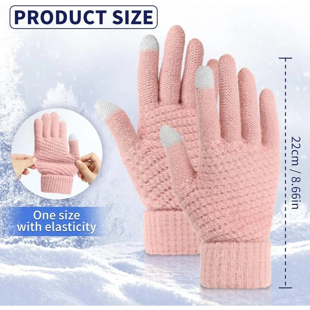 Women Winter Touchscreen Gloves