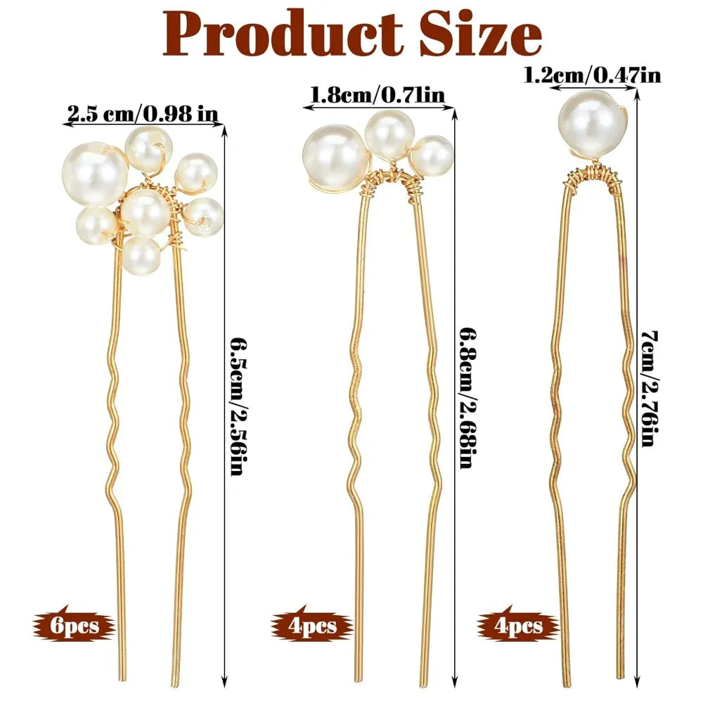 14PCS Bridal Hair Accessories