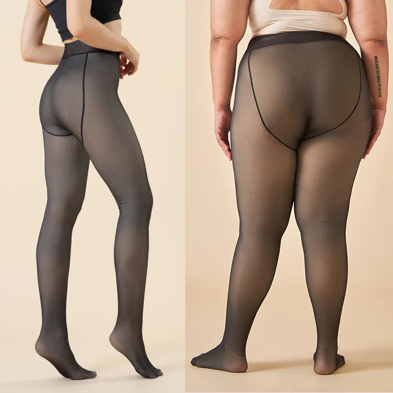Winter Translucent Tights Leggings