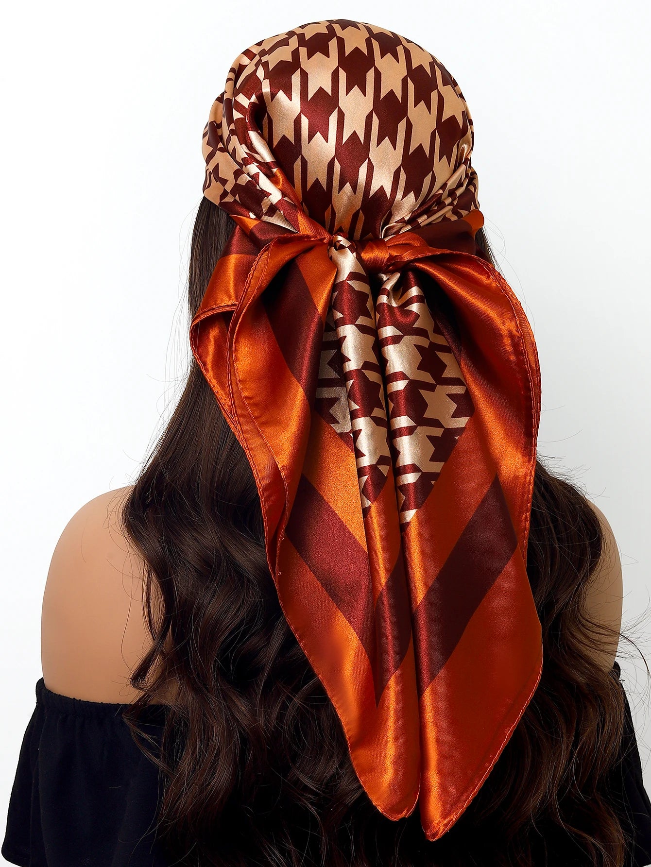 Women Printed Pre-tie Headscarf