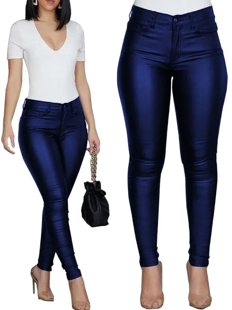 Fashion PU Leather Pants