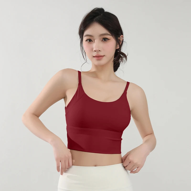 Fixed Pad Sports Bra for Women