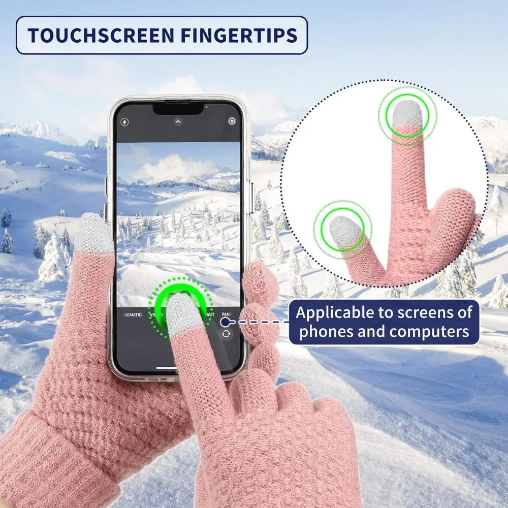 Women Winter Touchscreen Gloves