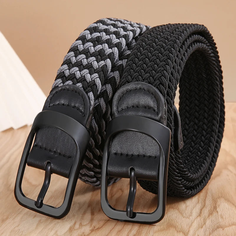 Non-hole Punch-free MEN'S AND WOMEN'S Woven Belt