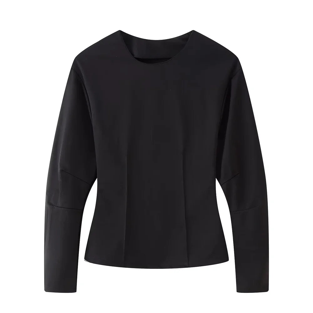 women's high waist elastic pants spring new casual set