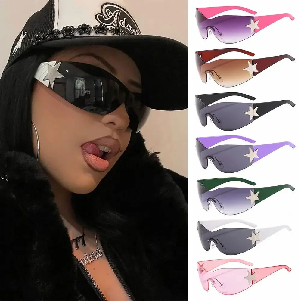 Wrap Around Sunglasses for Women Men