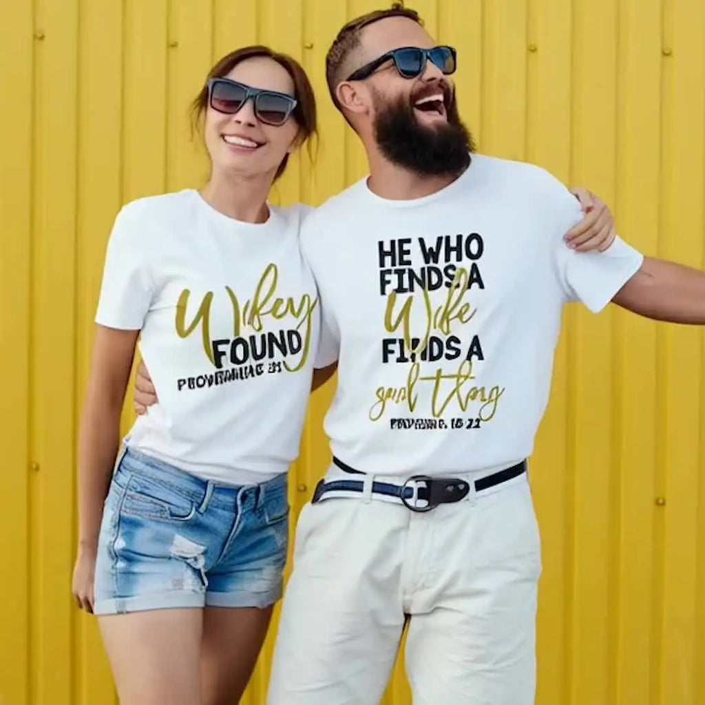 Couple Matching T-Shirts for Him & Her