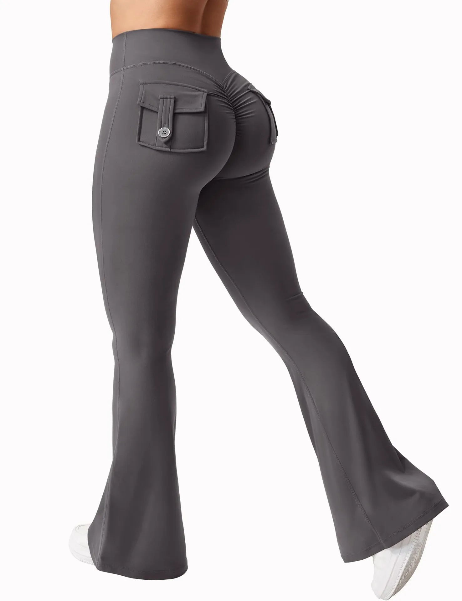 Summer Women's Cargo Pocket Fitness Tights