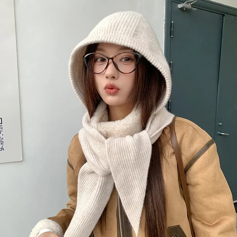 Integrated Hat Scarf