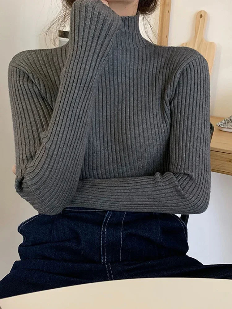 Knit Chic Autumn Winter Sweater Pullovers