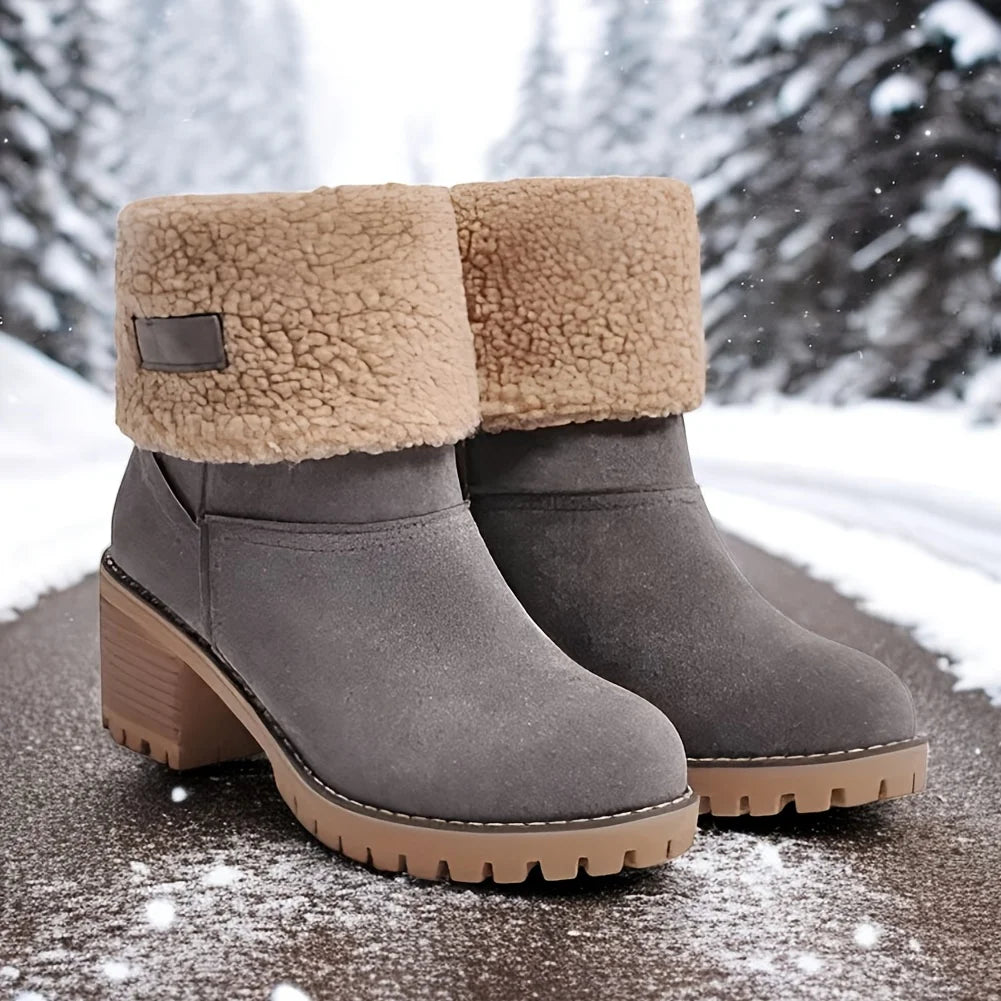 Winter Faux Fur Snow Boots For Women