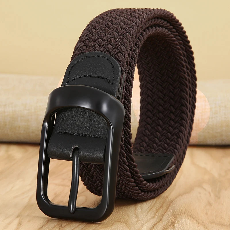Non-hole Punch-free MEN'S AND WOMEN'S Woven Belt