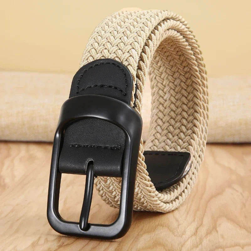 Non-hole Punch-free MEN'S AND WOMEN'S Woven Belt