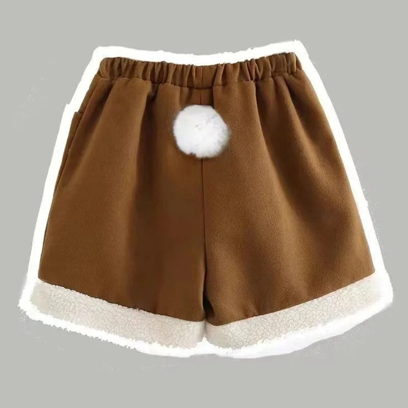 Women's Slim High Waist Winter Autumn Thick Velvet Pants