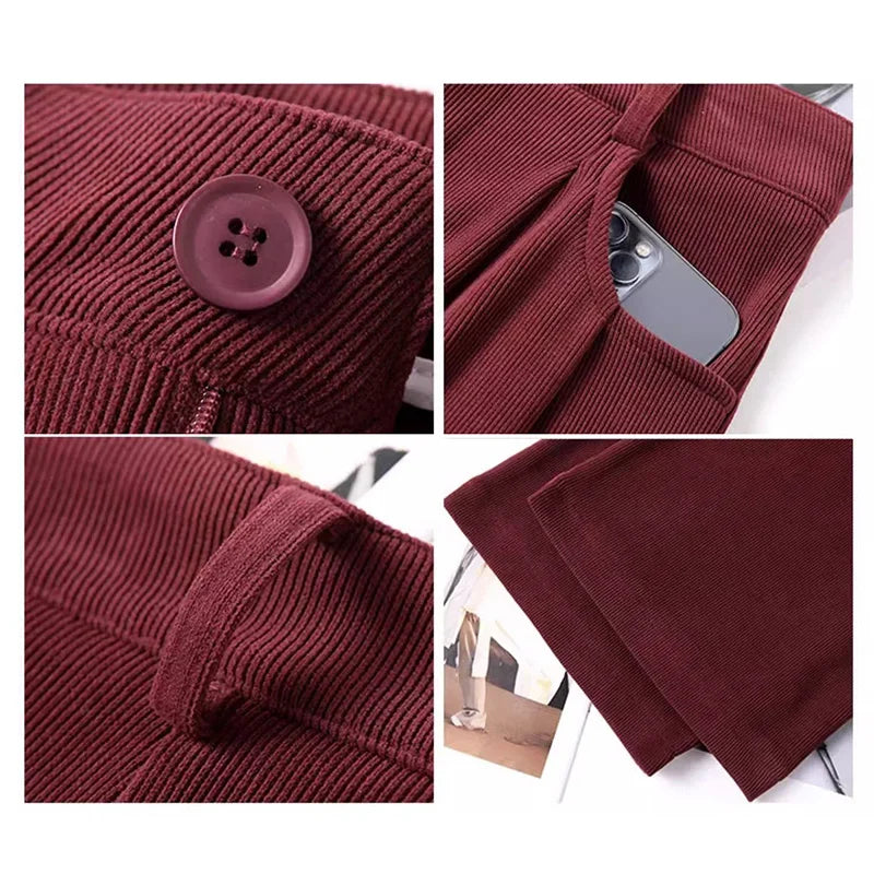 Fleece High Waist Trousers