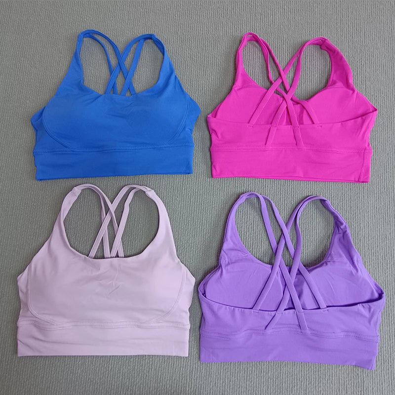 Yoga sports bra Solid color