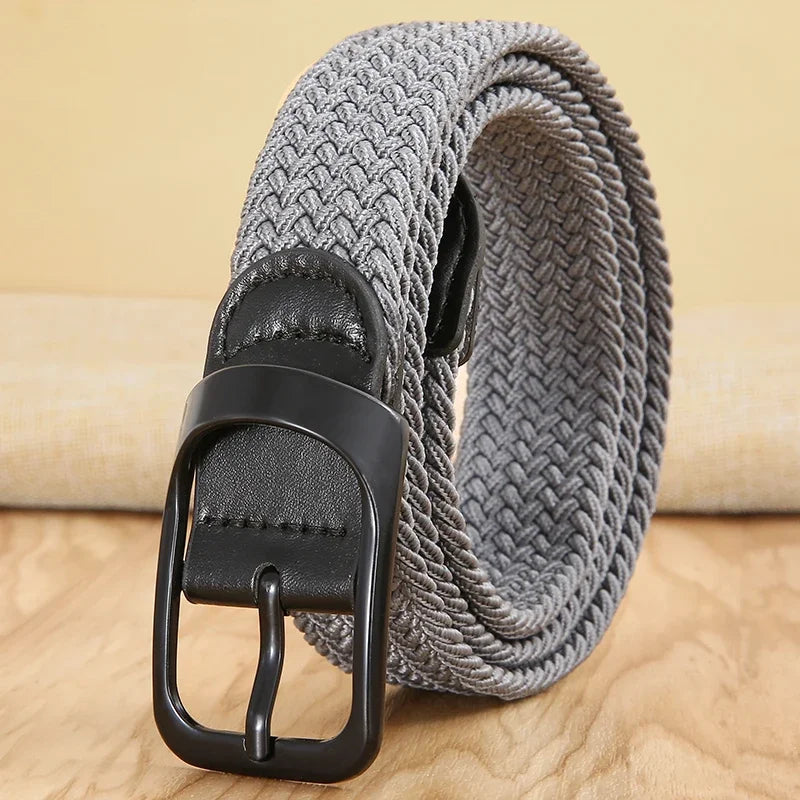Non-hole Punch-free MEN'S AND WOMEN'S Woven Belt