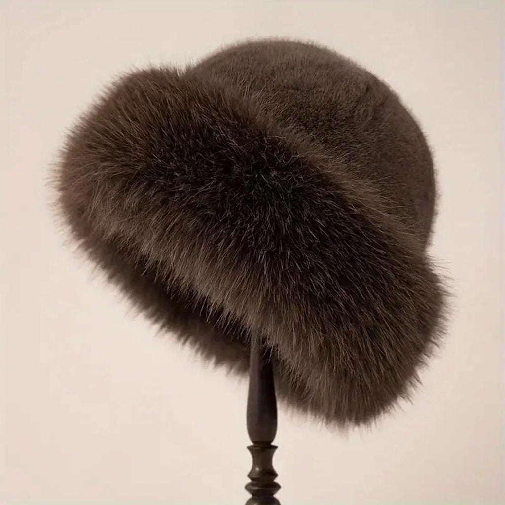 Thicken Plush Warm Fur Hat